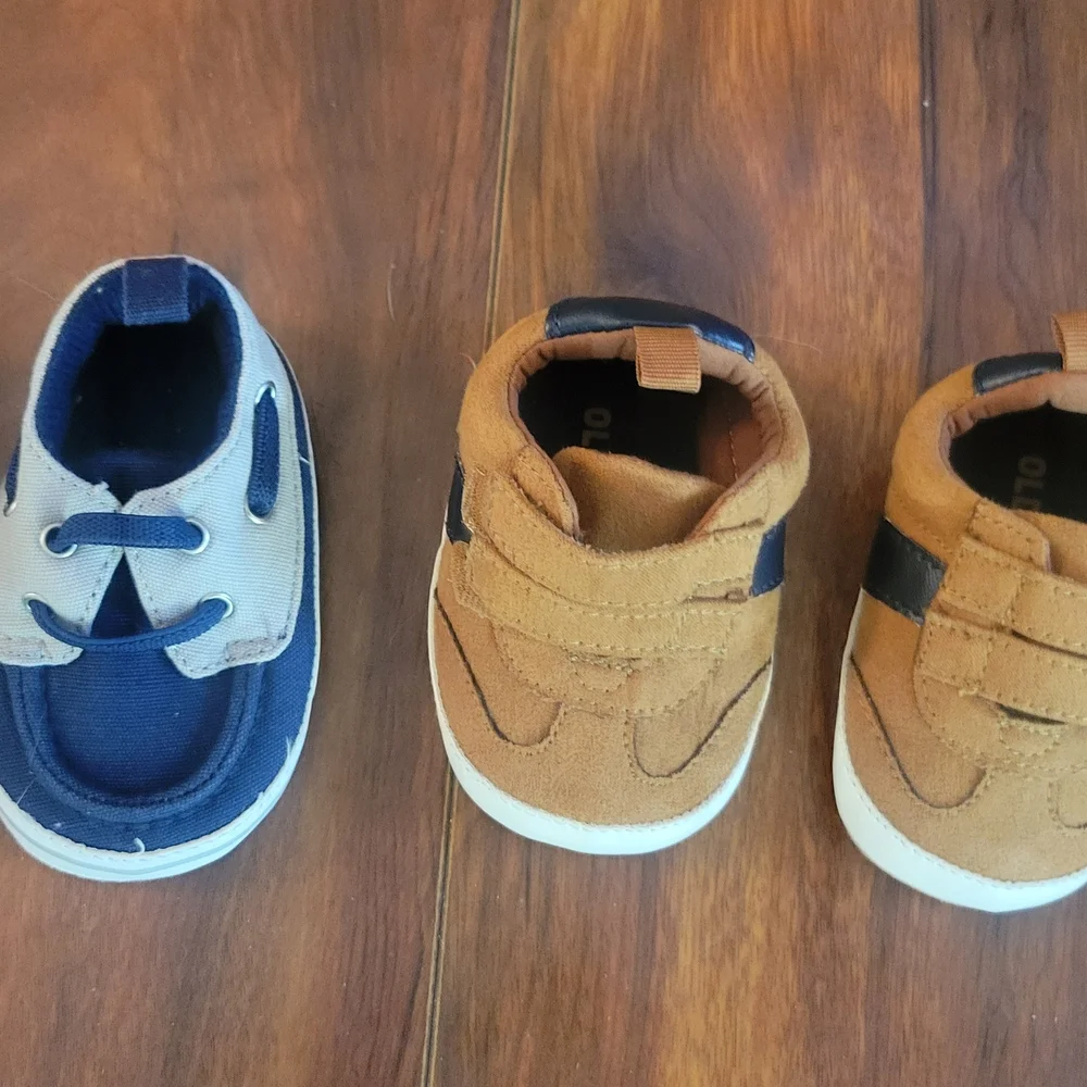 4 Pairs of Boy's Soft Sole Shoes